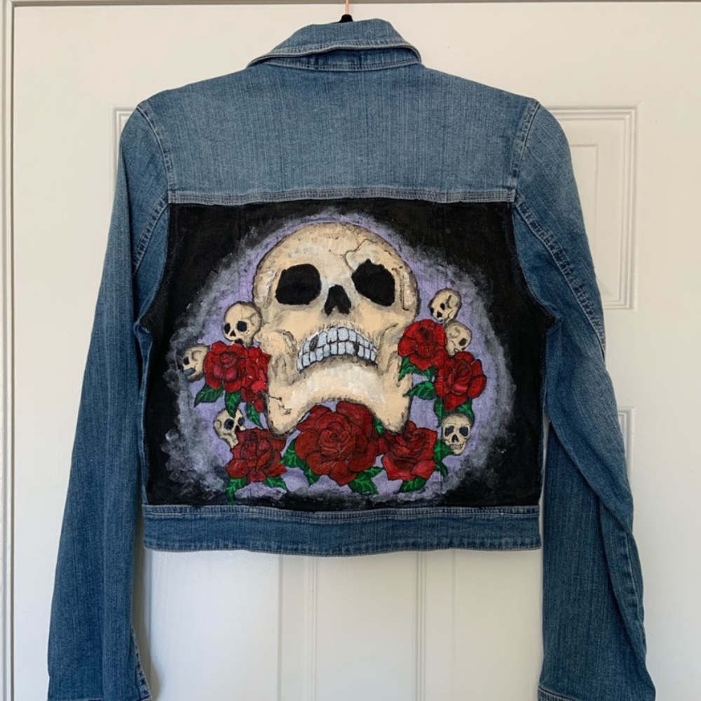 Womens painted jena jacket